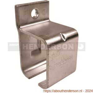 Henderson 1/301S schuifdeurbeslag 301(H) raildrager wand open staal voor rail 301(H) - Y20301060 - afbeelding 1