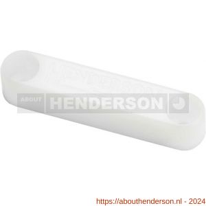 Henderson 102N/93 schuifdeurbeslag Marathon ondergeleider kunststof wit voor rail 93S - Y20301037 - afbeelding 1