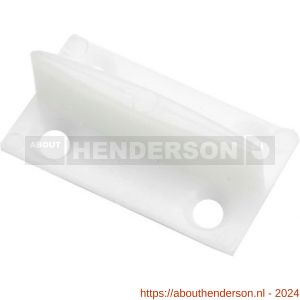 Henderson 102N schuifdeurbeslag 280-Husky nylon ondergeleideblokje wit - Y20301036 - afbeelding 1