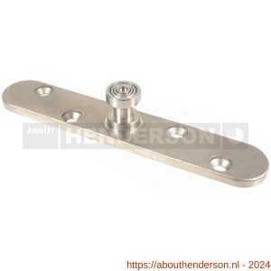 Henderson 106HSS/94 schuifdeurbeslag Soltaire ondergeleider RVS vlakke plaat lang voor rail 94SC en 94P - Y20300567 - afbeelding 1