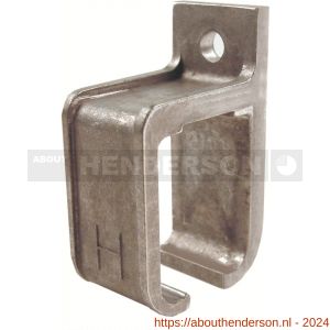 Henderson 1A/290 schuifdeurbeslag 290 raildrager wand open aluminium voor rail 290 - Y20301070 - afbeelding 1