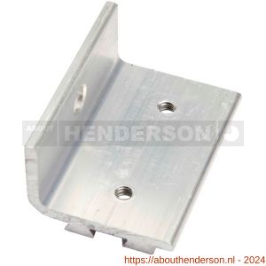 Henderson 1BX schuifdeurbeslag Pacer verbindingsraildrager wand aluminium voor rail 600AN - Y20300730 - afbeelding 1