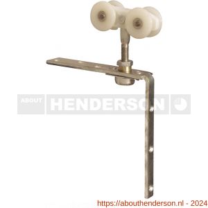 Henderson 21K4/N vouwdeurbeslag Council 290 hangrol 4-wielig nylon - Y20300806 - afbeelding 1