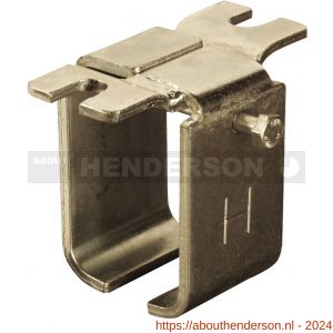 Henderson 4/301S schuifdeurbeslag 301(H) verstelbare raildrager plafond open staal voor rail 301(H) - Y20301067 - afbeelding 1