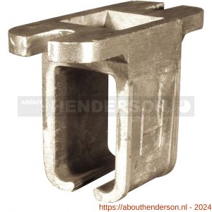 Henderson 4A/305 schuifdeurbeslag 305 raildrager plafond open aluminium voor rail 305 - Y20300741 - afbeelding 1