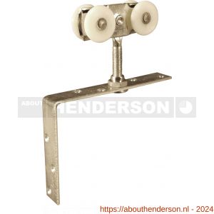 Henderson 52A/N schuifdeurbeslag 301(H) hangrol met hoekstrip - Y20300458 - afbeelding 1