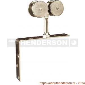 Henderson 52C/S schuifdeurbeslag 305 hangrol met platen voor rail 305 - Y20300461 - afbeelding 1