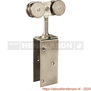 Henderson 53A/S schuifdeurbeslag 301(H) hangrol met platen voor rail 301(H) - Y20301022 - afbeelding 1