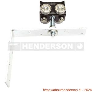 Henderson 556/52 schuifdeurbeslag Flexirol hangrol met hoekbeugel - Y20300485 - afbeelding 1