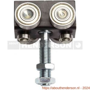 Henderson 556 schuifdeurbeslag Flexirol hangrol met draadeind bout L=85 mm - Y20300483 - afbeelding 1