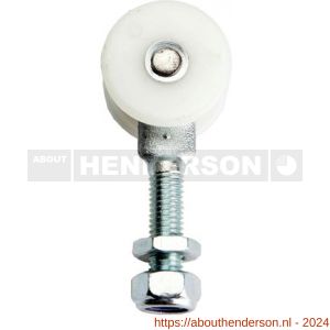 Henderson 56.5K/N schuifdeurbeslag 290 hangrol met draadeind tweewielig voor rail 290 - Y20301025 - afbeelding 1