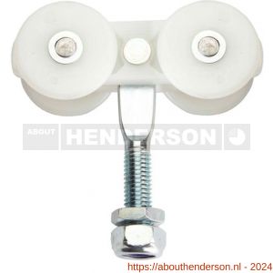 Henderson 56K/N schuifdeurbeslag 290 hangrol met draadeind voor rail 290 - Y20301029 - afbeelding 1