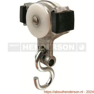 Henderson 58K/N schuifdeurbeslag 290 hangrol met S-haak voor rail 290 - Y20301033 - afbeelding 1