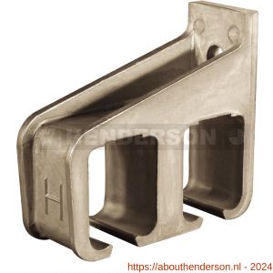 Henderson 5A/301 schuifdeurbeslag 301(H) raildrager wand dubbel open aluminium voor rail 301(H) - Y20300747 - afbeelding 1