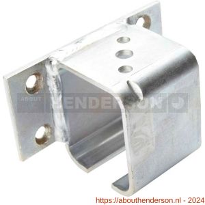 Henderson 9/301S schuifdeurbeslag 301(H) raildrager wand open staal voor rail 301(H) - Y20300711 - afbeelding 1