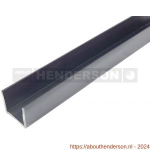 Henderson 94P/1000 vouwdeurbeslag Securefold ondergeleiderail U-profiel 1000 mm zwart - Y20300901 - afbeelding 1