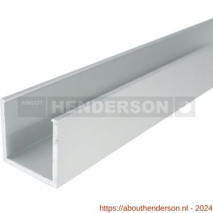 Henderson 94SC/1000 vouwdeurbeslag Securefold ondergeleiderail U-profiel 1000 mm aluminium geanodiseerd - Y20300902 - afbeelding 1