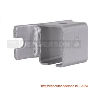 Henderson 9/290 schuifdeurbeslag 290 raildrager wand open staal voor rail 290 - Y20300895 - afbeelding 1