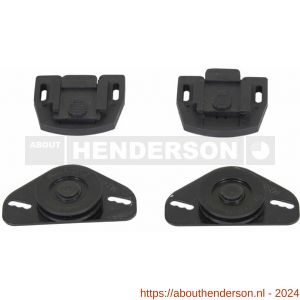 Henderson C1 schuifdeurbeslag Cello deurpakket een houten deur - Y20300202 - afbeelding 1