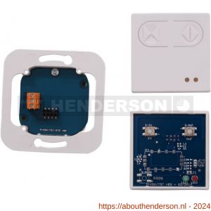 Henderson E/PT schuifdeurbeslag Evolve potentiaalvrije inbouwschakelaar wit - Y20301120 - afbeelding 1