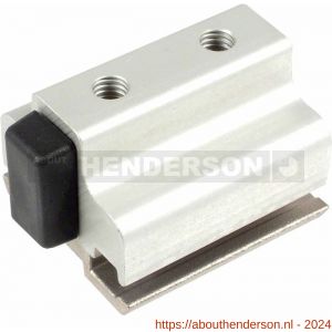 Henderson HH4/SS schuifdeurbeslag Soltaire 120 railstop RVS voor rail 120 - Y20300634 - afbeelding 1