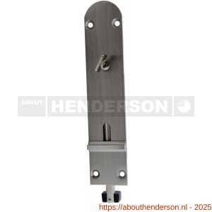 Henderson SF190IBLS vouwdeurbeslag Securefold kantschuif binnen onder 190 mm met slot satin - Y20300017 - afbeelding 1