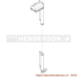 Henderson RF50K4 vouwdeurbeslag Roomflex kit 4 speunset draaideur 50 kg - Y20301219 - afbeelding 1