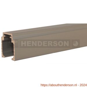 Henderson 280HP/1500 schuifdeurbeslag Husky Pro bovenrail aluminium 1500 mm geanodiseerd - Y20301279 - afbeelding 1