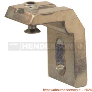 Henderson 281HP schuifdeurbeslag Husky Pro wanddrager verdekt aluminium - Y20301292 - afbeelding 1