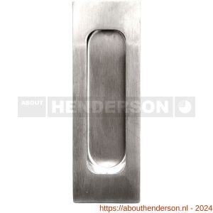 Henderson schuifdeurbeslag accessoires 501/SS schuifdeurkom rechthoek 120x40 mm RVS - Y20301247 - afbeelding 1