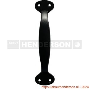 Henderson schuifdeurbeslag accessoires 710/B handgreep 142x32 mm zwart - Y20301254 - afbeelding 1