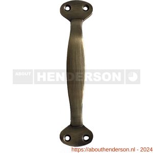 Henderson schuifdeurbeslag accessoires 710/PB handgreep 142x32 mm brons - Y20301255 - afbeelding 1