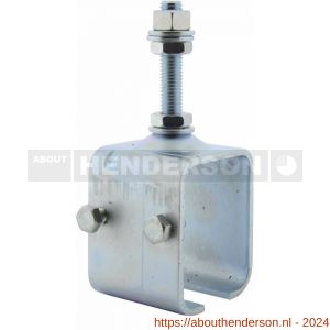 Henderson 4RX/301S schuifdeurbeslag 301(H) raildrager verbinding plafond staal voor rail 301(H) - Y20300688 - afbeelding 1