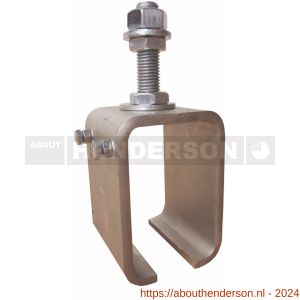 Henderson 4RX/305S schuifdeurbeslag 305 raildrager verbinding plafond staal voor rail 305 - Y20300691 - afbeelding 1