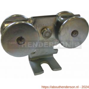 Henderson 56AF/N schuifdeurbeslag 301(H) hangrol met gaffel voor rail 301(H) - Y20300501 - afbeelding 1