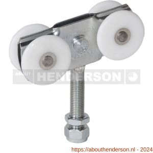 Henderson 56A/N schuifdeurbeslag 301(H) hangrol met draadeind voor rail 301(H) - Y20301026 - afbeelding 1