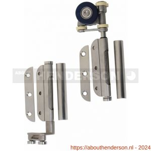 Henderson SF2RS vouwdeurbeslag Securefold eindhangrol set rechts satin 100 kg - Y20300940 - afbeelding 1