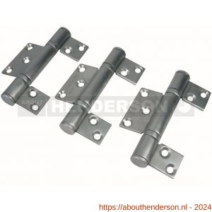 Henderson SF5S vouwdeurbeslag Securefold scharnierset binnen open satin - Y20300868 - afbeelding 1