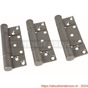 Henderson SF6S vouwdeurbeslag Securefold scharnierset binnen open offset satin - Y20300870 - afbeelding 1