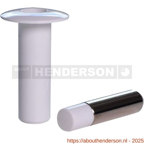 Henderson FSW/W Fantom automatische draaideur stop wit - Y20301223 - afbeelding 1