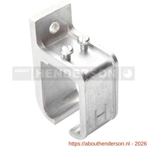Henderson 1AX/290 schuifdeurbeslag 290 verbindings raildrager wand aluminium voor rail 290 - Y20301072 - afbeelding 1