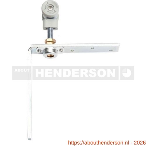 Henderson 21B vouwdeurbeslag Pacer vouw 2-wielig hangrol met hoekbeugel voor rail 600AN - Y20300797 - afbeelding 1