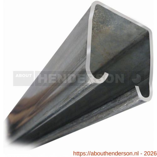 Henderson 290/5000 schuifdeurbeslag 290 bovenrail staal 5000 mm 200 kg - Y20300323 - afbeelding 1
