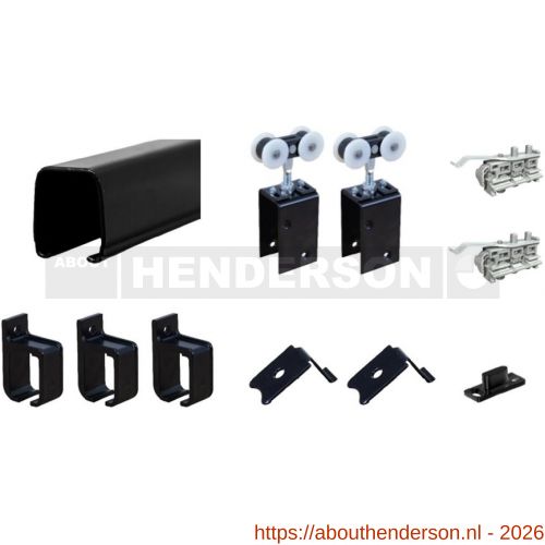 Aluminium bodemrollend systeem 200 cm