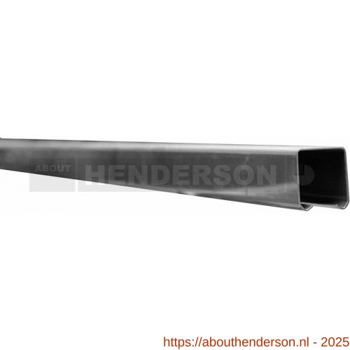 Henderson 290/3000RVS schuifdeurbeslag RVS 290 bovenrail RVS 3000 mm 150 kg - Y20300357 - afbeelding 1
