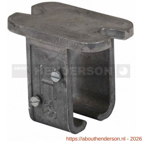 Henderson 4AX/290 schuifdeurbeslag 290 raildrager plafond verbinding aluminium voor rail 290 - Y20300743 - afbeelding 1