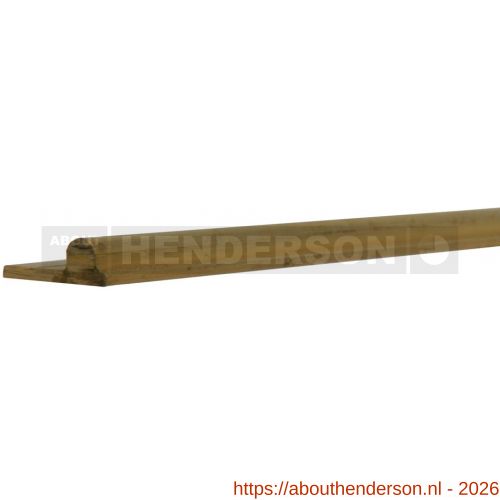 Henderson 915B/6000 schuifdeurbeslag Imperial onderrail 6000 mm messing - Y20300242 - afbeelding 1