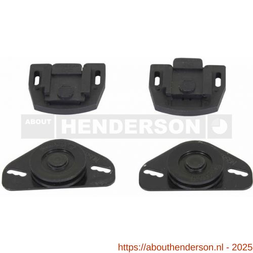 Henderson C1 schuifdeurbeslag Cello deurpakket een houten deur - Y20300202 - afbeelding 1