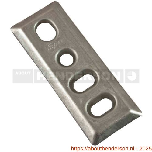 Henderson 3734 schuifdeurbeslag sluitplaat RVS - Y20300012 - afbeelding 1